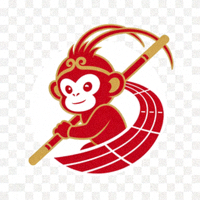 悟空体育官方Logo - 一只充满活力的悟空形象与体育字样结合
